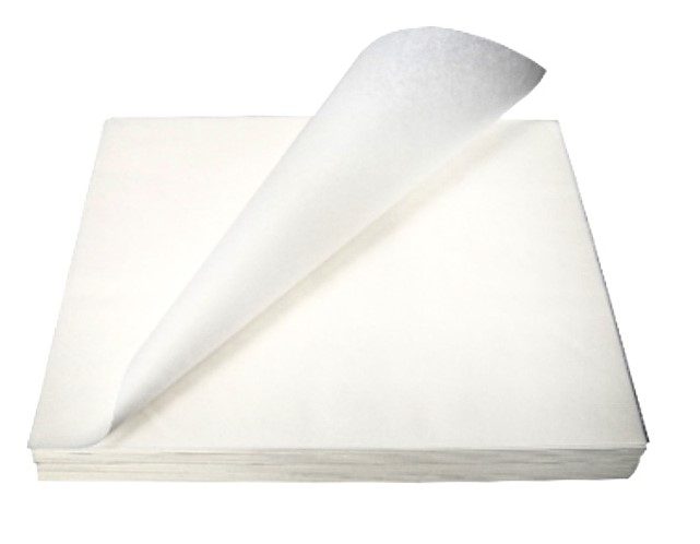 12"x12" White Plain Grease Resistant Paper