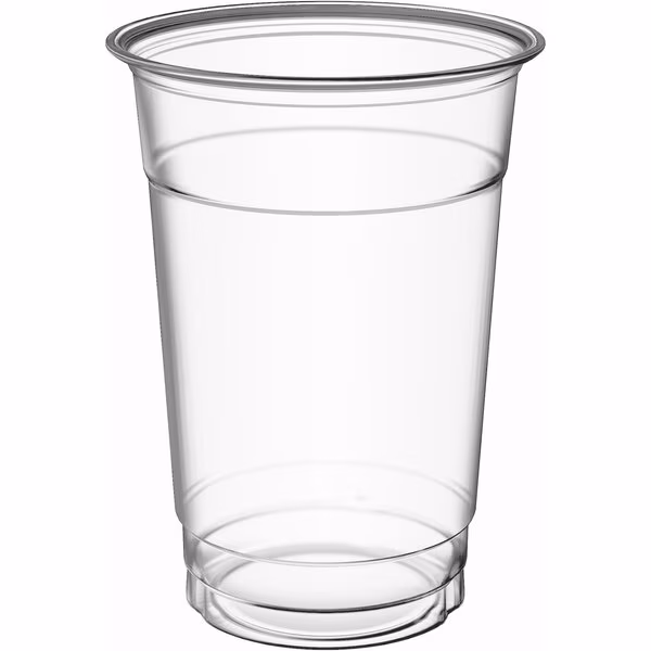 16oz Clear PET Plastic Cold Cups 98mm