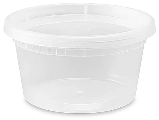 16oz PP Heavy Injection Molded Deli Container Combo w/ Lid