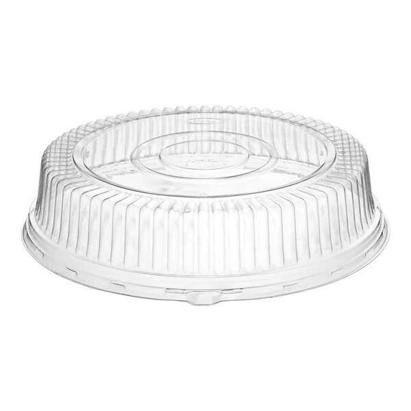 Durable (18DL)  18" Clear PET Round Dome Lids (Fits 18" Aluminum Tray)