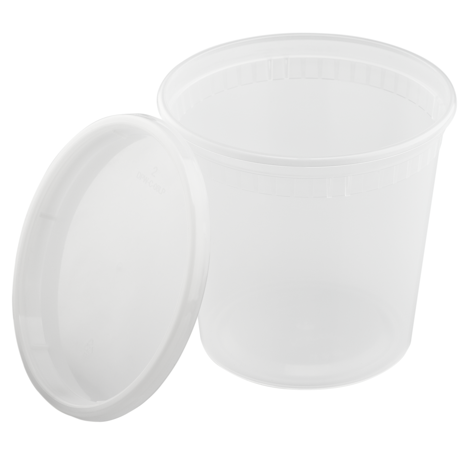 24oz PP Heavy Injection Molded Deli Container Combo w/ Lid