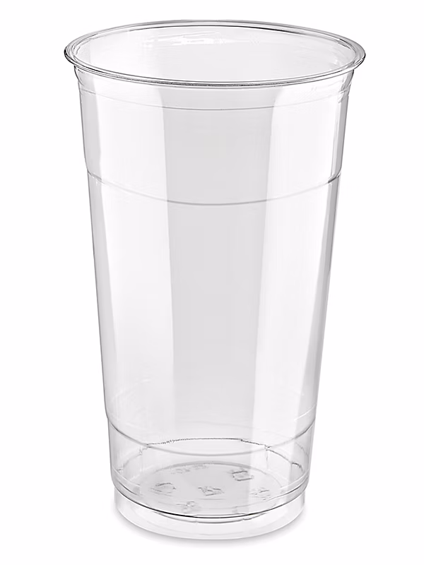 32oz Clear PET Plastic Cold Cups 107mm