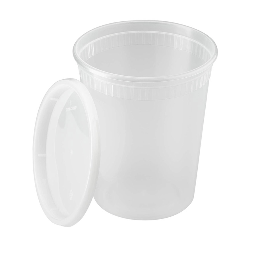 32oz PP Round Plastic Deli Containers