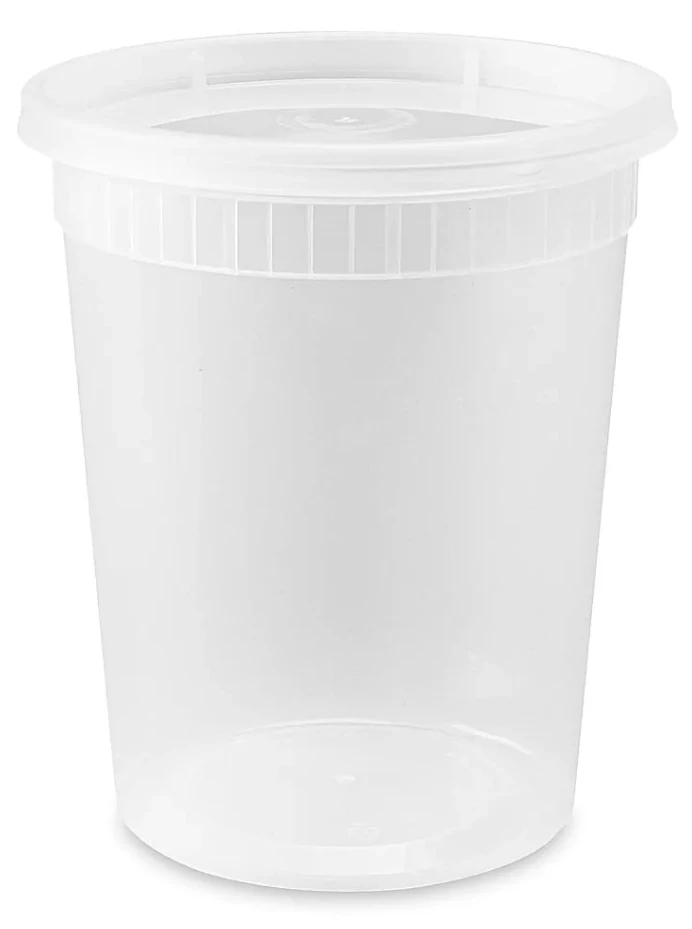 32oz PP Heavy Injection Molded Deli Container Combo w/ Lid