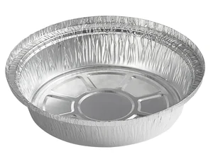 7" Round Aluminum Heavy-Duty Foil Container