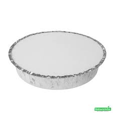 8" Round Laminated Paper Foil Board Lid