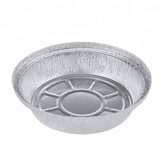 8" Round Aluminum Heavy-Duty Foil Container
