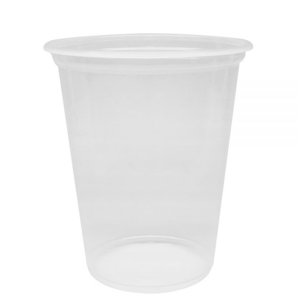 30oz PP Plastic Flat Rim Wide Cold Cups 120mm
