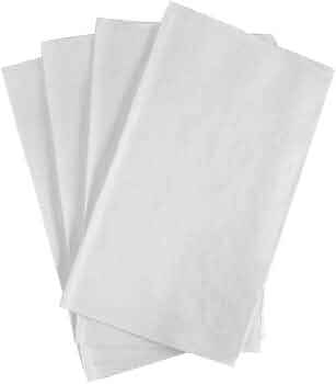 White Dinner Napkins 2ply 1/4 Fold 15"x17"