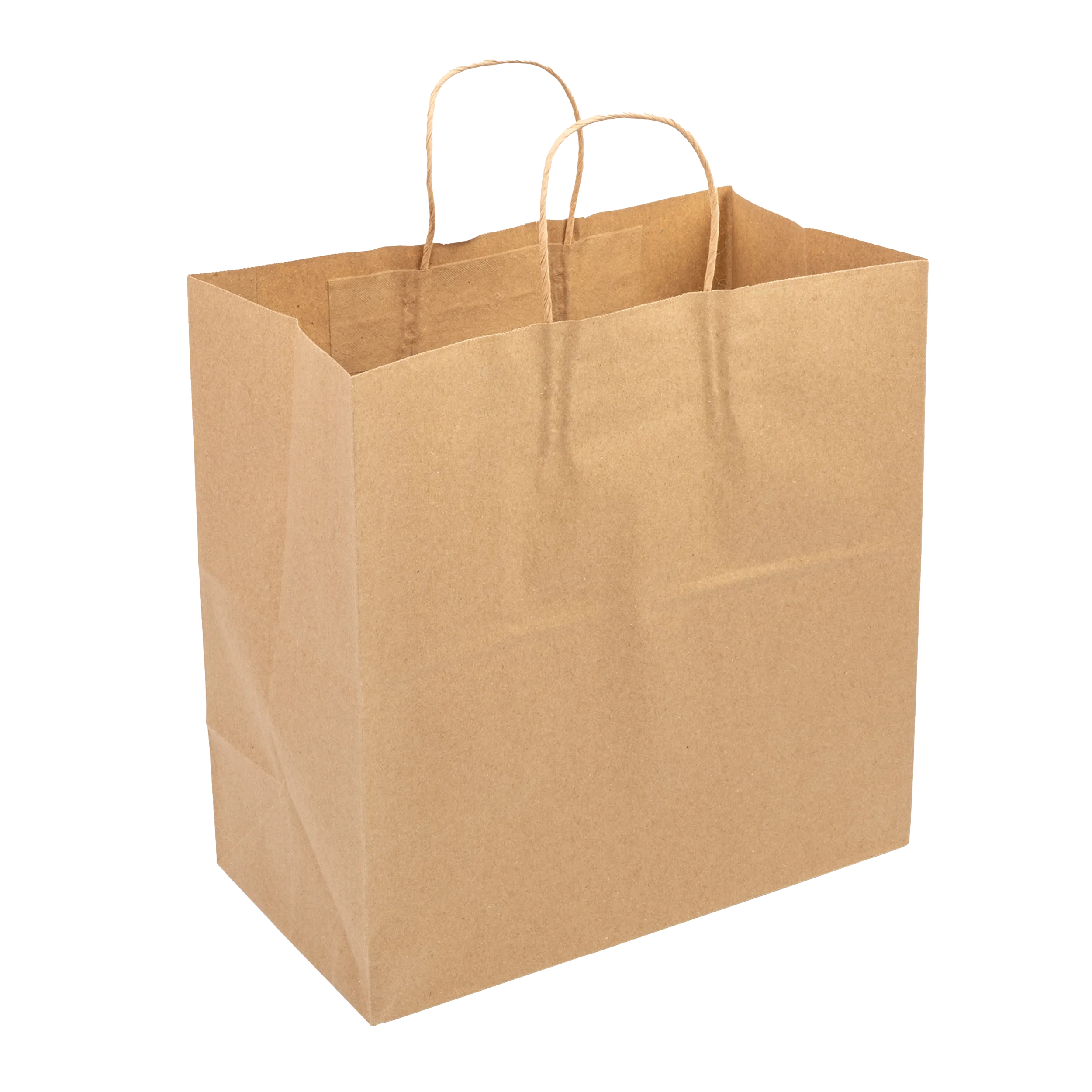 Kraft Paper Handle Bag 13"x7"x13"