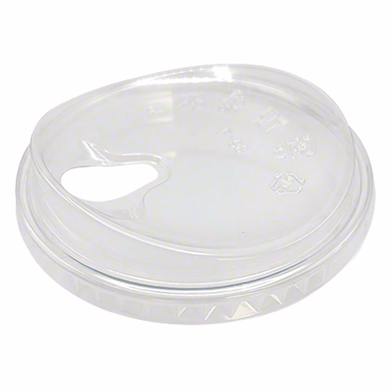 Strawless Sipper Lid (No Cap) for 12-24oz PET Cup 98mm