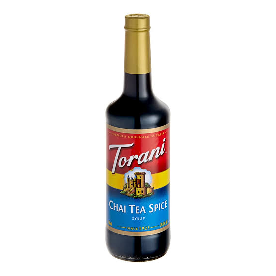Torani Chai Tea Spice Flavoring Syrup Glass Bottle 750ml