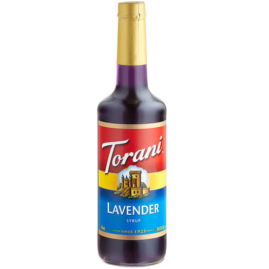 Torani Lavender Flavoring Syrup Glass Bottle 750ml