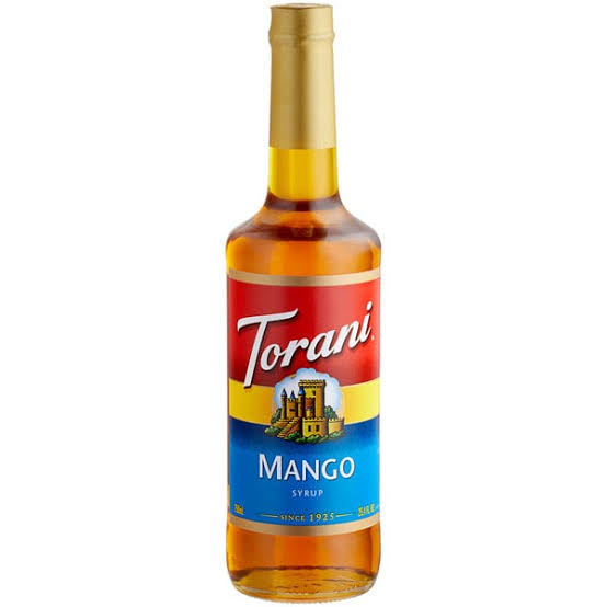 Torani Mango Flavoring Syrup Glass Bottle 750ml