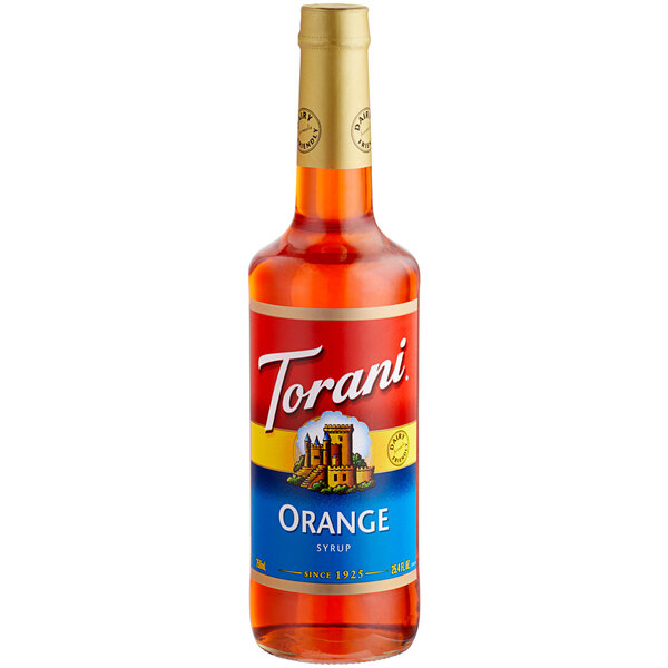 Torani Orange Flavoring Syrup Glass Bottle 750ml
