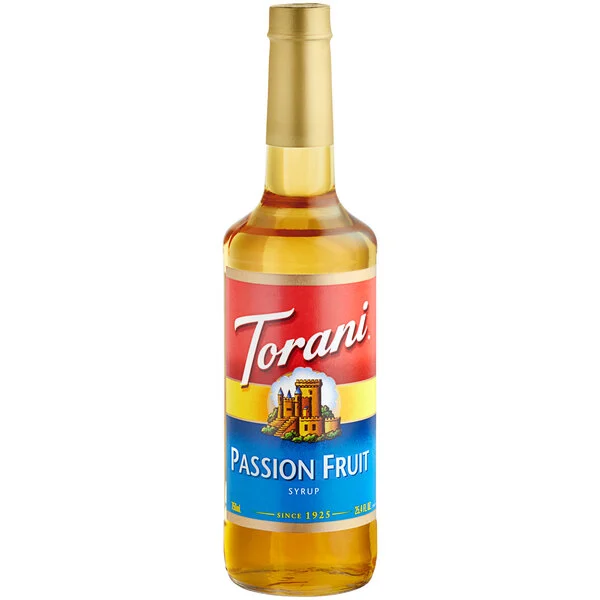 Torani Passion Fruit Flavoring Syrup Glass Bottle 750ml