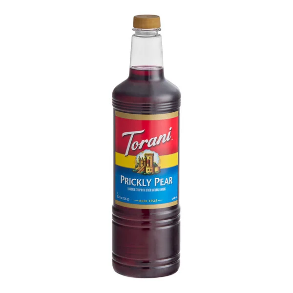 Torani Prickly Pear Flavoring Syrup Plastic Bottle 1 Liter