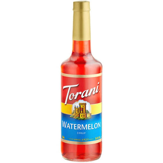 Torani Watermelon Flavoring Syrup Glass Bottle 750ml